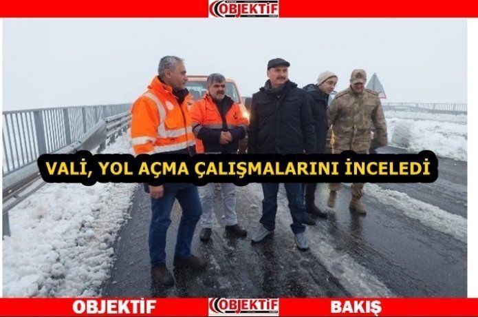 Vali Canalp ekip denetimindeydi
