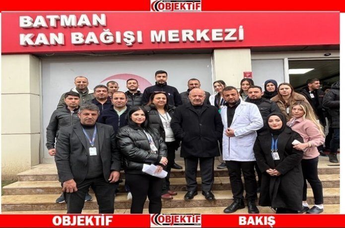Kan bağışına Batman’dan destek