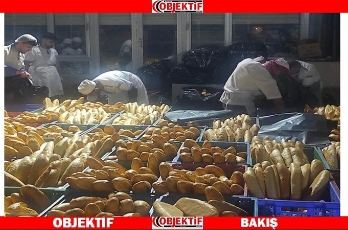 Deprem bölgesine günlük 40 bin ekmek