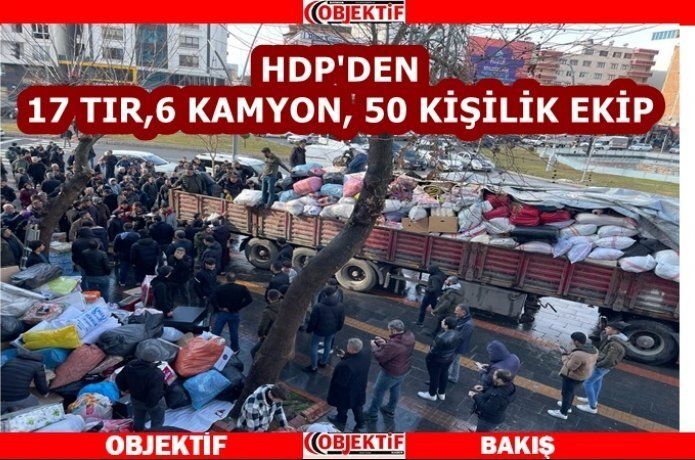 HDP depremzedeleri unutmadı