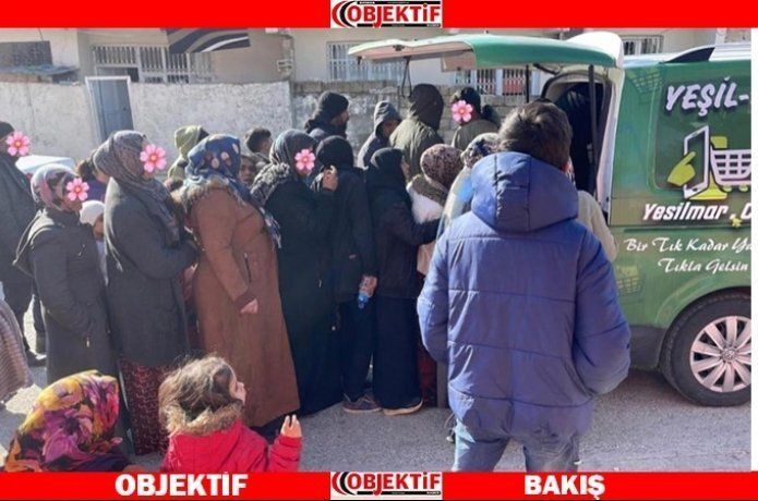 Yeşil-Mar depremzedeleri yalnız bırakmadı