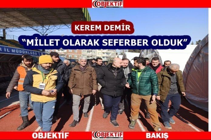 MHP deprem bölgesinde boş durmuyor