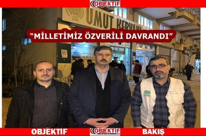 Çiftçi umut Kervanı'nı ziyaret etti