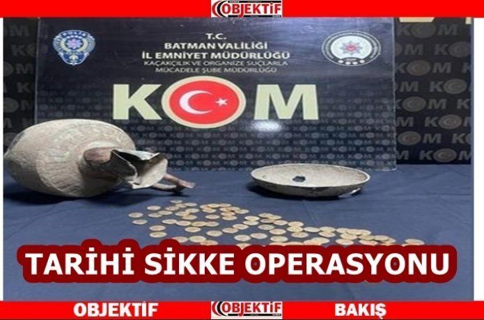 Tarihi eserler ele geçirildi