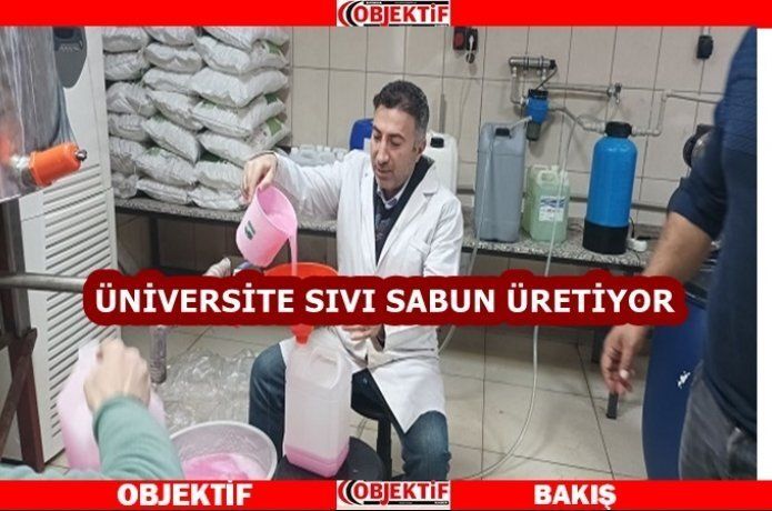 Deprem bölgesine sıvı sabun