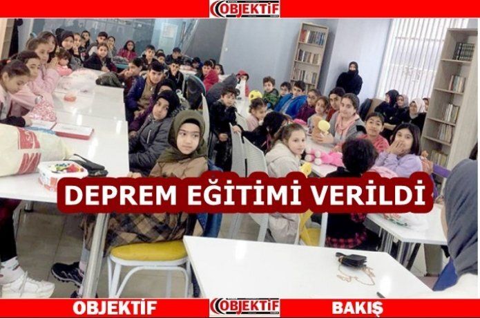 TÜGVA’dan çocuklara deprem bilinci