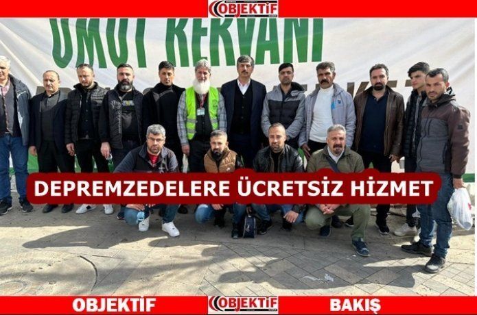 Gönüllü berberler deprem bölgesinde
