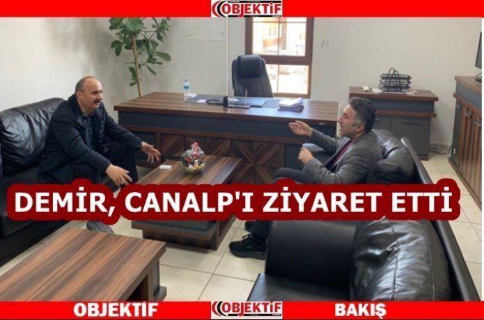 Rektör Demir'den Vali Canalp'a ziyaret