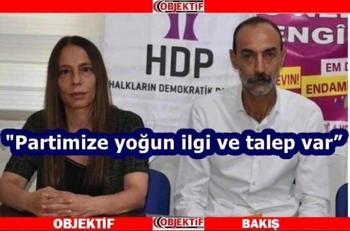 HDP'de son başvuru 25 Mart