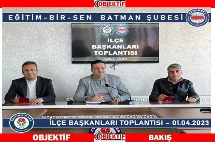Eğitim-bir-Sen Batman Şubesi başkanları toplandı