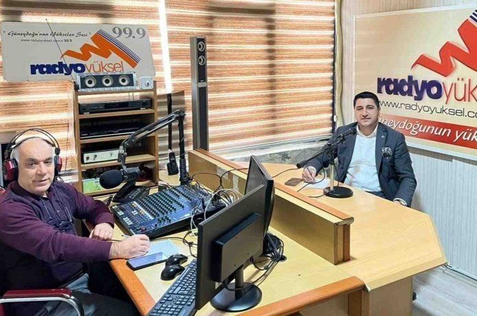 Tunç, Radyo Yuksel'e konuk oldu