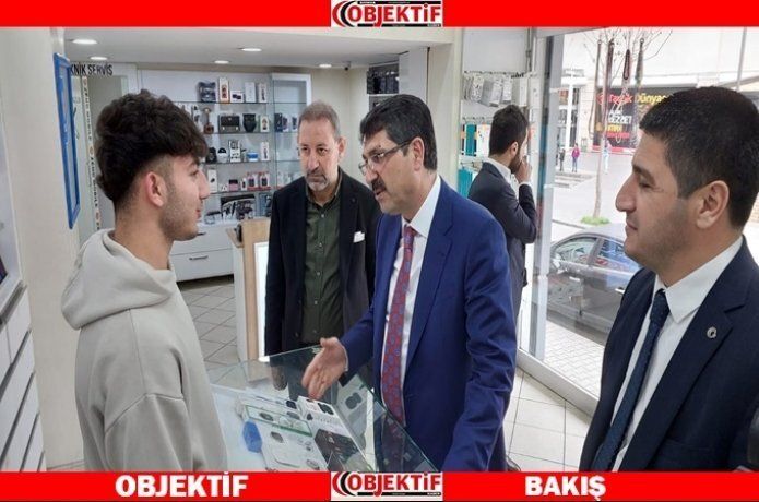 Milletvekili adayları esnafı ziyaret etti