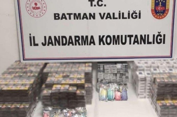 Kaçak sigara ele geçirildi