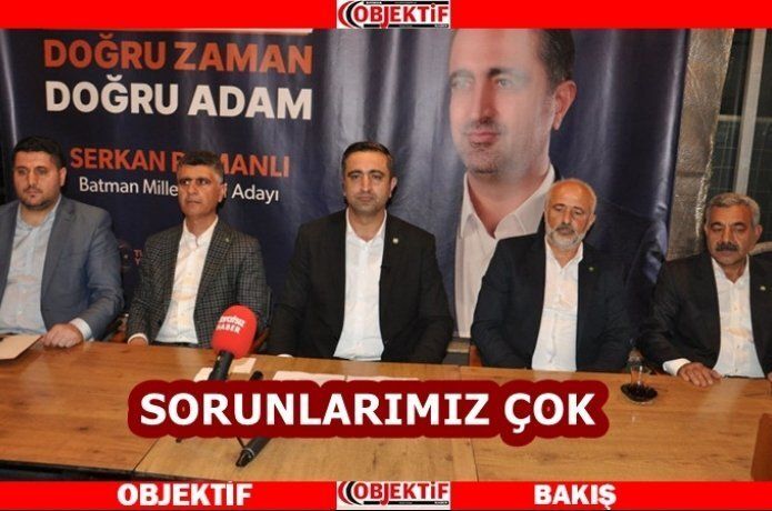 Ramanlı "sorunları meclise taşıyacağız"