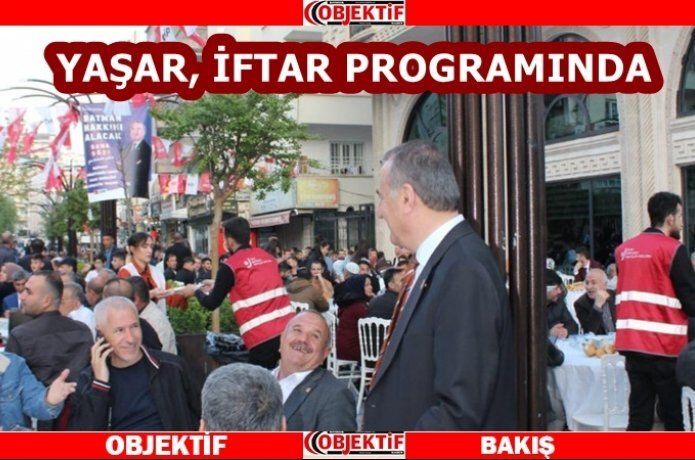 Yaşar, vatandaşlarla iftar programında