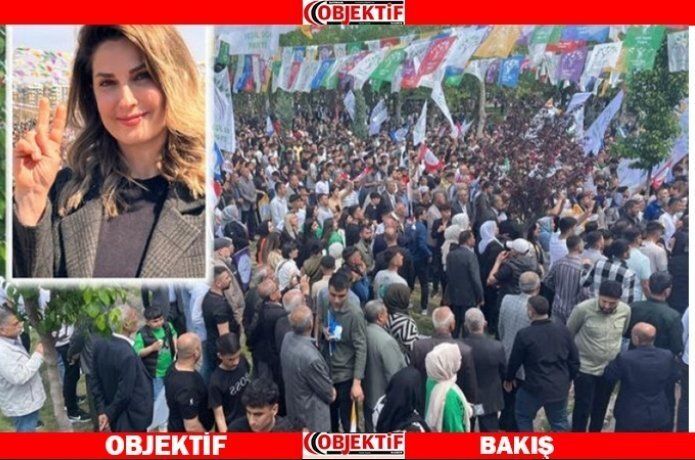 Bayramlaşma mitinge dönüştü