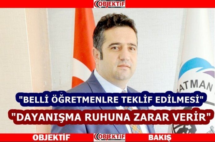 "Dayanışma ruhuna zarar vermeyin"