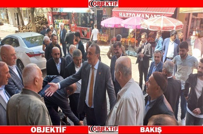 CHP Kozluk'ta esnafı ziyaret etti