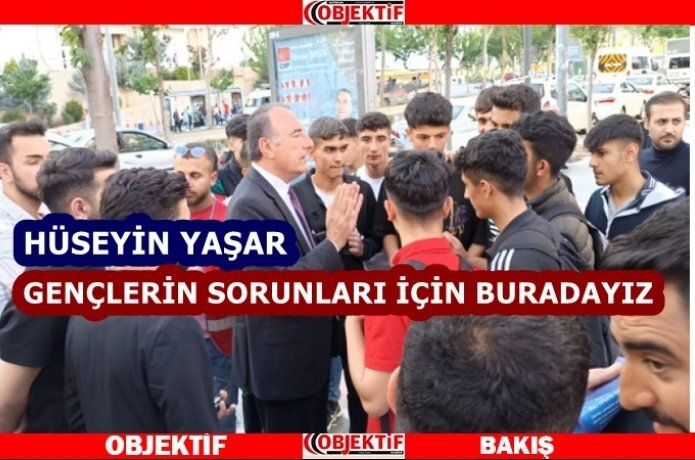 CHP Milletvekili adayı Yaşar, gençlerle