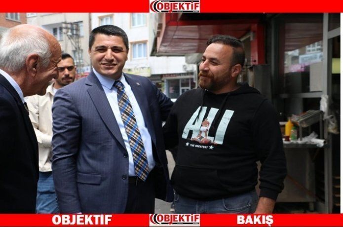 Tunç esnaf ziyaretinde