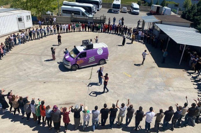 Yeşil sol parti her yerde alanlarda
