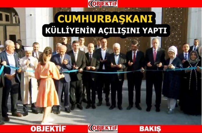 Külliyenin açılışını yaptı