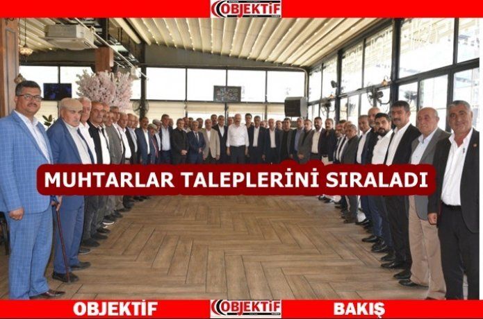Vali Canalp muhtarlarla biraraya geldi
