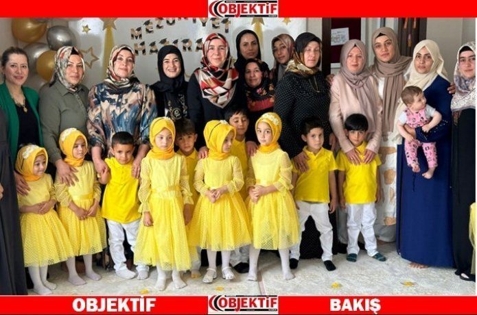 Kur’an kursunda mezuniyet töreni