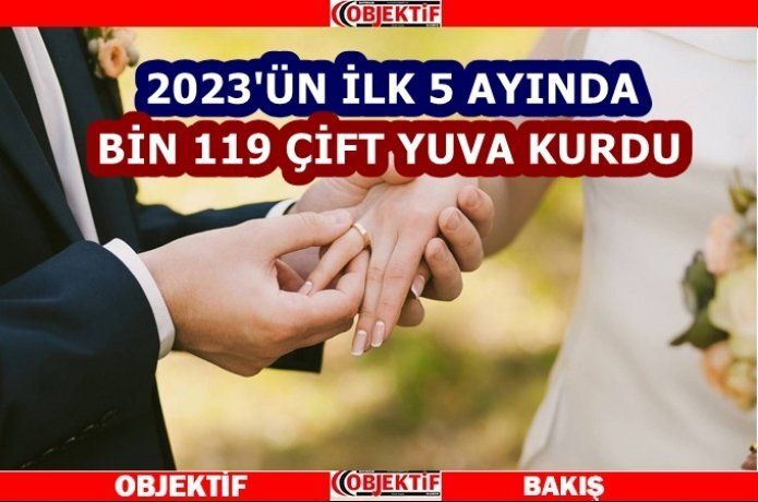 5 ayda bin 119 nikah kıyıldı