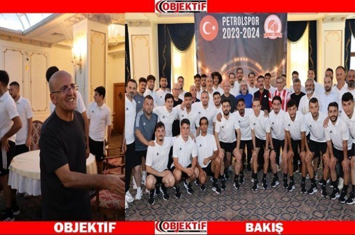 Bakan Şimşek ve Milletvekili Nasıroğlu'nun Petrolspor ziyareti