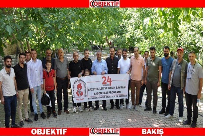 Gazeteciler basın bayramını Sason'da kutladı