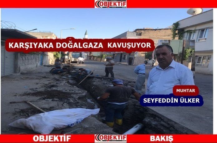 Karşıyaka'da doğalgaz sevinci