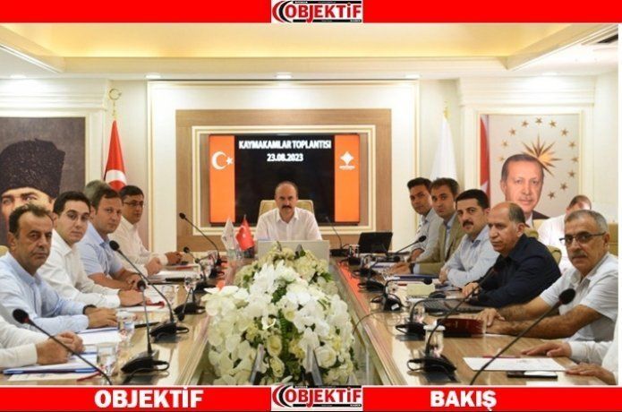 Kaymakamlar toplantısı yapıldı