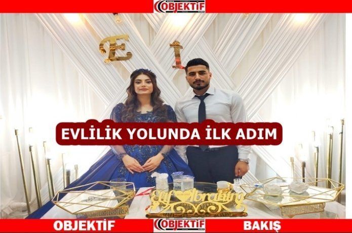 Evlilik yolunda ilk adımı attılar