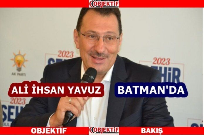 Ali İhsan Yavuz "hizmet yapıyoruz"
