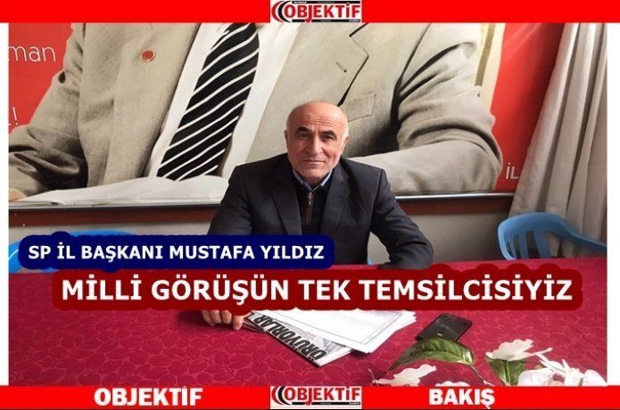 Milli görüşün tek temsilcisi saadet partisidir