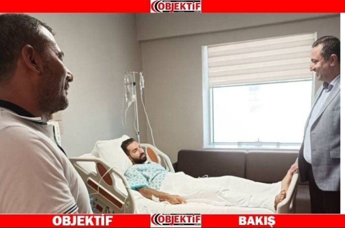 Ramanlı, saldırıya uğrayan damadı ziyaret etti