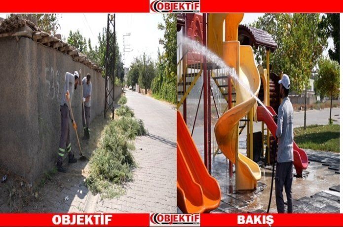 Yeşiltepe ve İluh mahalleleri temizlendi