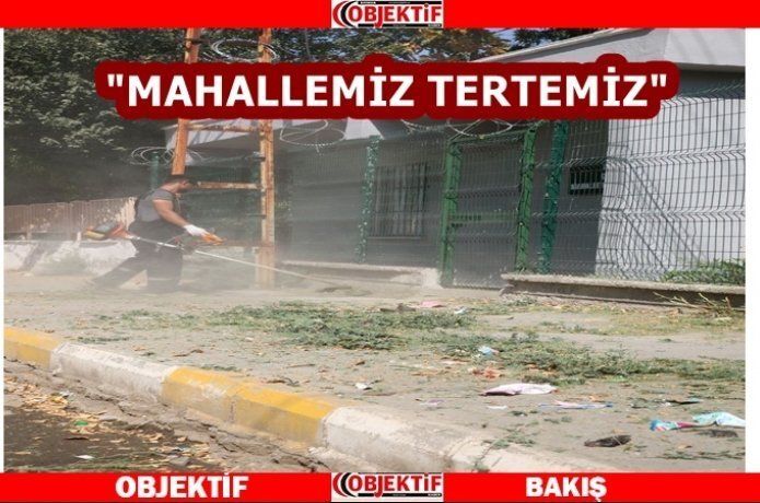 Çay mahallesinde genel temizlik