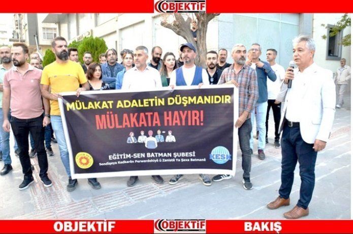 Eğitim sen "mülakat adaletin düşmanıdır"