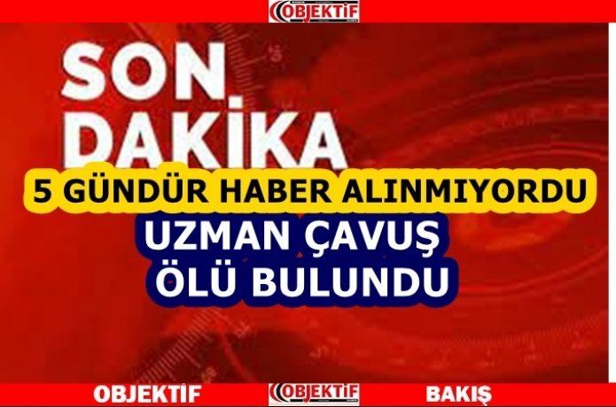 Uzman çavuş ölü bulundu