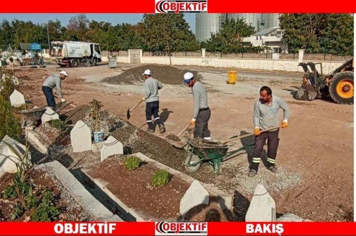 Mezarlıklarda kış hazırlığı