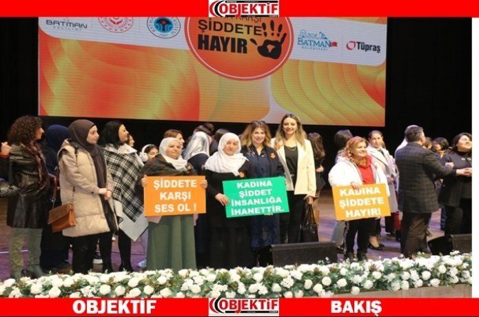 ‘Kadına karşı şiddete hayır’ konulu konferans gerçekleştirildi