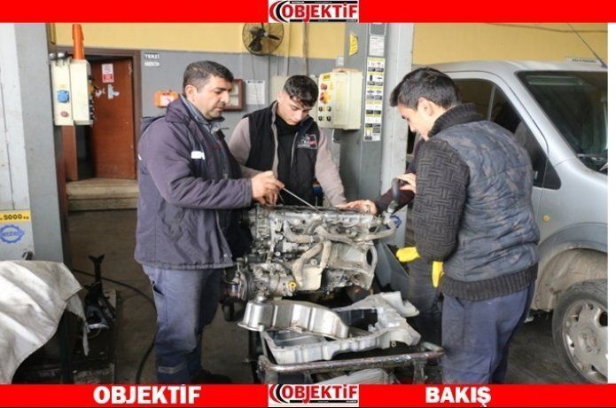 Ustalardan stajyerlere tavsiye: önce iş güvenliği