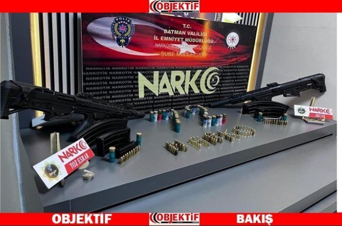 Silah ve uyuşturucu operasyonu