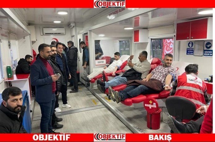 HÜDA PAR’dan kan bağışı