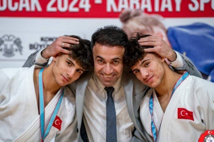 Judo Şampiyonasına ikizler damga vurdu