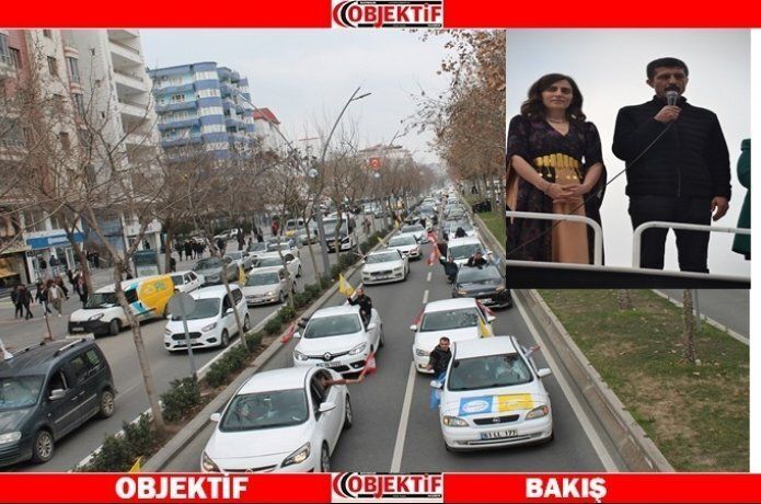DEM adaylarına büyük karşılama