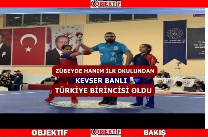Zübeyde Hanım’dan tüekiye şampiyonu