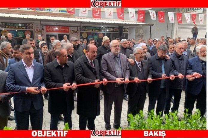 Saadet’in seçim lokali açıldı